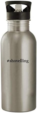 Knick Knack pokloni Shoveling - 20oz boca od nehrđajućeg čelika, srebro