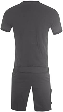 YMOSRH muške kratke hlače Sportske odjeće 2 komada ljetne odjeće košulje za znojeve Atletske kratke hlače za muškarce