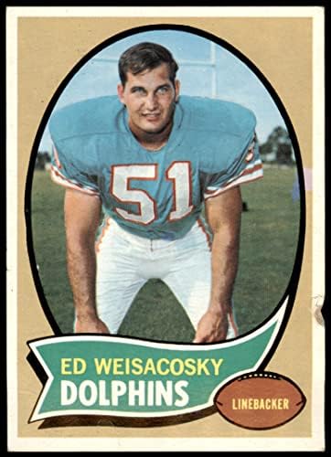 1970. Topps 262 Ed Weisacosky Miami Dolphins Dean's Cards 2 - Dobri dupini