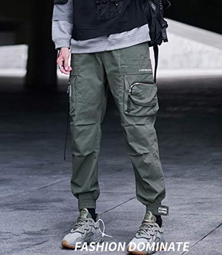 Astellarie mens jogger hlače Techwear hip hop punk harem cargo jogger jogger hlače ulice za uličnu odjeću s džepom s džepom